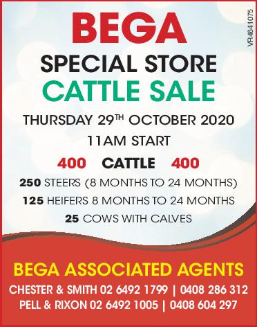 Bega Special Store Cattle Sale