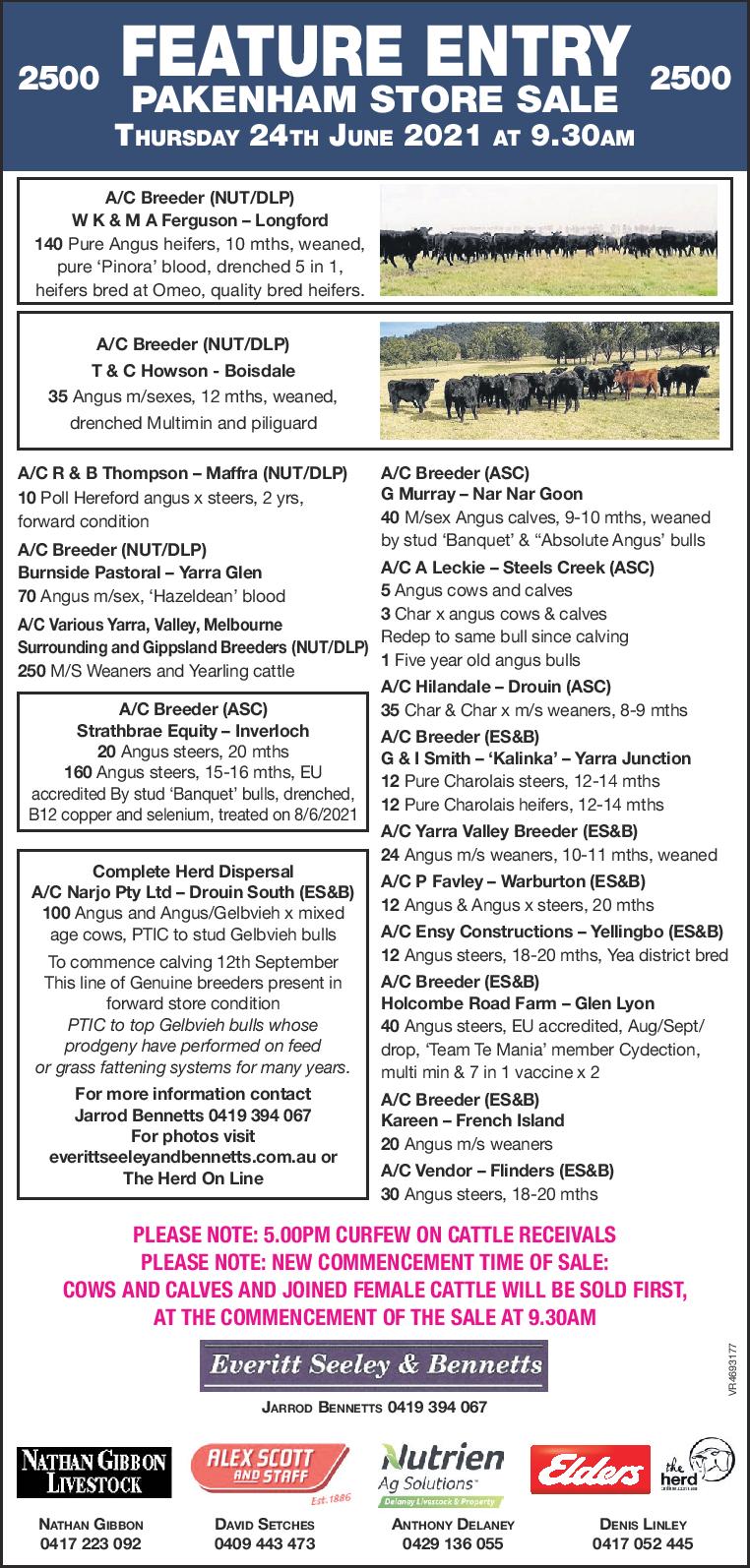 FEATURE ENTRY PAKENHAM STORE SALE