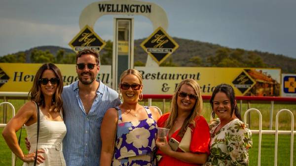 Letting their hair down at Boxing Day races at Wellington